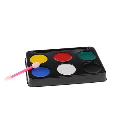 Colorful 6 Colors Face Paint Painting Palette Fancy Dress