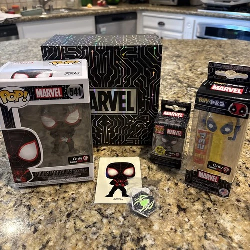 Funko Pop! MARVEL 5pc Mystery Box- MILES MORALES GAMER #541- GAMESTOP EXCLUSIVE