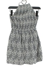 Zara A-Line Midi Dress XS in Black