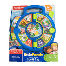 Fisher-Price Little People See  n Say Toddler Toy with Music and Sounds, Animals