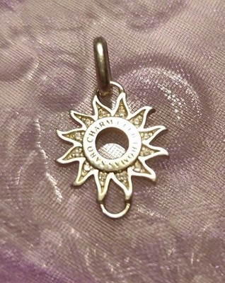 Thomas Sabo Charm Club Sterling Silber 925 Carrier Anhänger Zirkonia Sonne