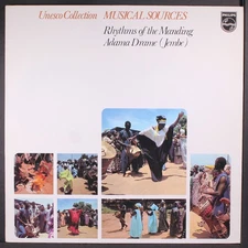 ADAMA DRAME (JEMBE): rhythms of the manding GREM 12" LP 33 RPM Netherlands