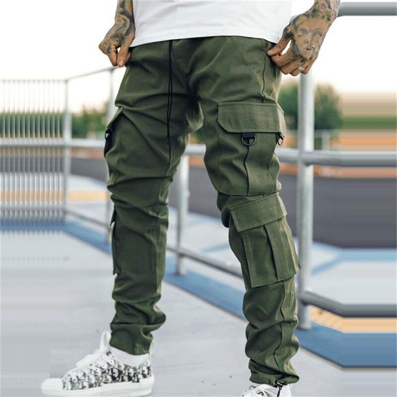 2023 New Men Cargo Joggers Hip Hop Sweatpants Sportswear Harem Pants