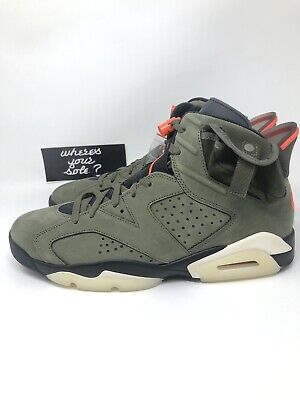 Nike Air Jordan Travis Scott VI 6 Olive Green Cactus Jack Nike Air Jordan Travis Scott VI 6 Olive Green Cactus Jack