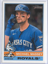 2025 Topps Heritage #99 Michael Massey (Chrome) (Base) Royals