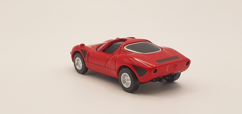 1/72 Kyosho ALFA ROMEO TIPO 33 STRADALE RED promo diecast car model - Picture 3 of 4