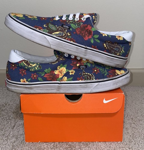 vans with yellow flowers