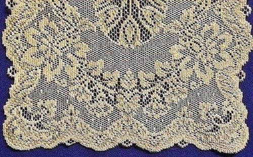 Lace Table Runner 14.5" x 72" Antique Gold Savoy Diningroom Livingroom Bedroom - Picture 6 of 9