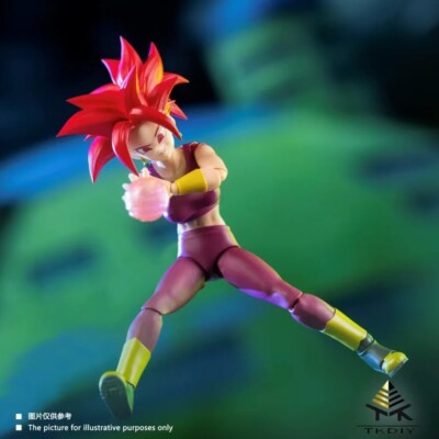 TKカスタム ドラゴンボールs.h.f ケフラヘッド、バストアップチェストセット TK CUSTOM Kefla 1/12 head chest kit TK DIY Kefla shf Kefla