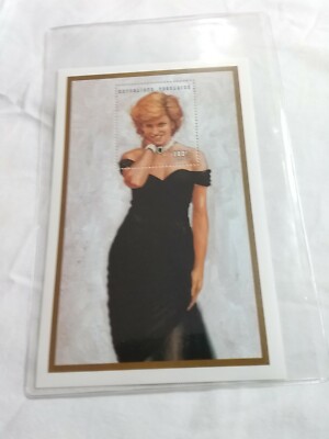 Princess Diana "Black Silk Cocktail Dress" Commemorative Togo Stamp #4104 |  eBay