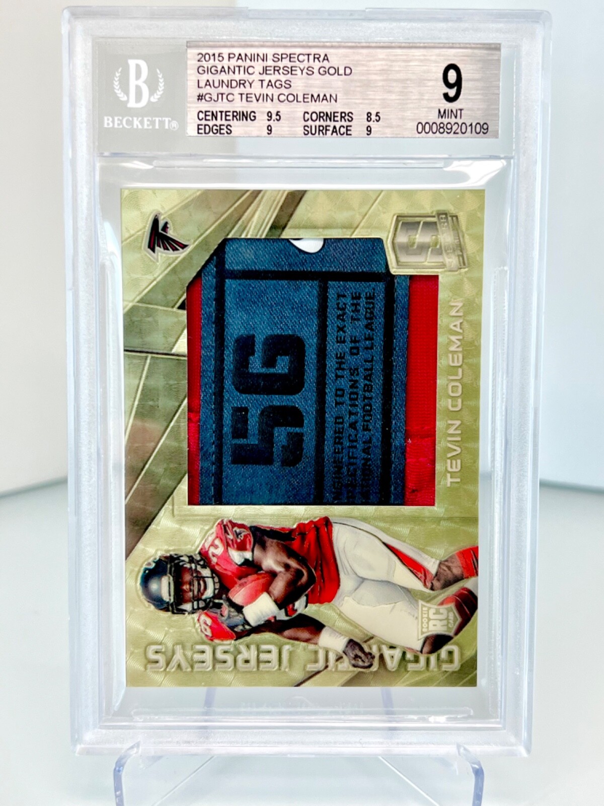 Tevin Coleman Panini Prizm Premier Jerseys #PPJTC Base