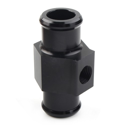 22mm Black Water Temp Temperature Joint Pipe Sensor Gauge Radiator Hose Adapter - Picture 8 of 10