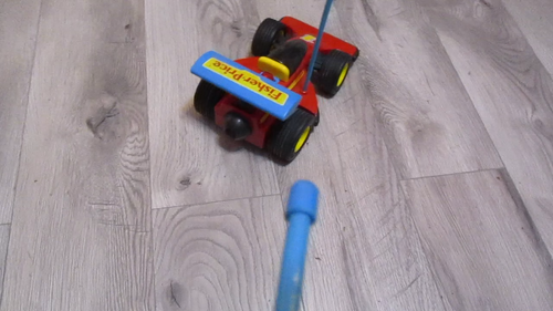 Fisher Price-Radio Control-Racer & Remote Control-#2085-1992-Vintage-See Video - Video 1 of 1