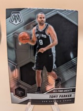 2020-21 Panini Mosaic Basketball Tony Parker All-Time Greats card #282 Spurs HOF