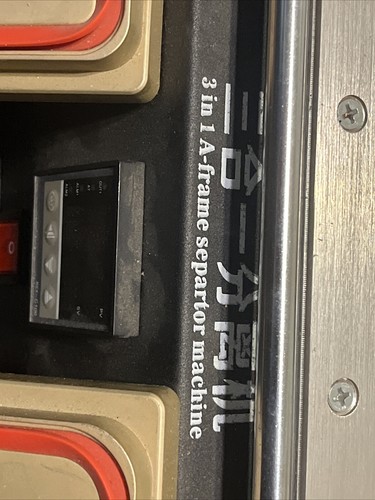 3 In 1 A Frame Separator Machine - Zdjęcie 2 z 5