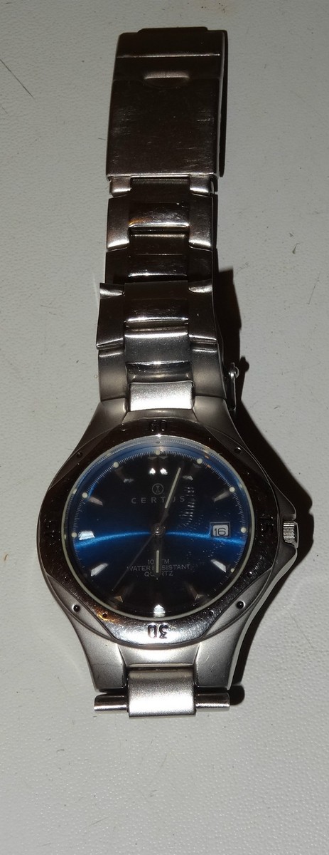 CERTUS BATTERIEBETRIEBENE UHR WATER RESISTANT 10 ATM UHR NUMMERIERT