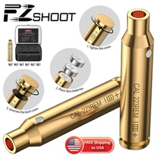 Brass .223/5.56mm Bore Sighter Red Laser Boresighter for Gun Rifle Hunting Tool