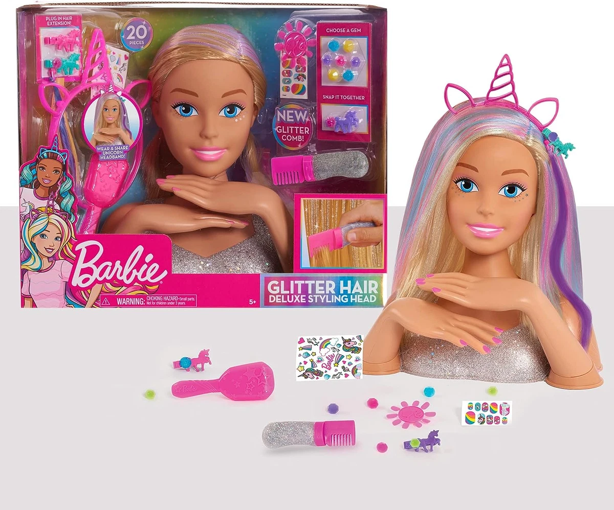 Barbie deluxe hotsell styling head