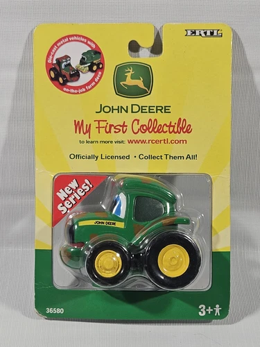 John Deere Kids BIG JOHN Tractor Ertl Toy 36580 DIE CAST 2005 First Collectible