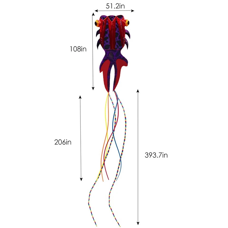 Kite Giant 3D Dolphin Frameless Soft Parafoil Kites for Kids and Adults Easy ... - Image 3 of 4