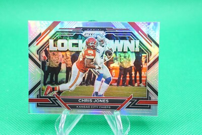 2022 Prizm Lockdown! Prizms Silver #12 Chris Jones Kansas City Chiefs NA9
