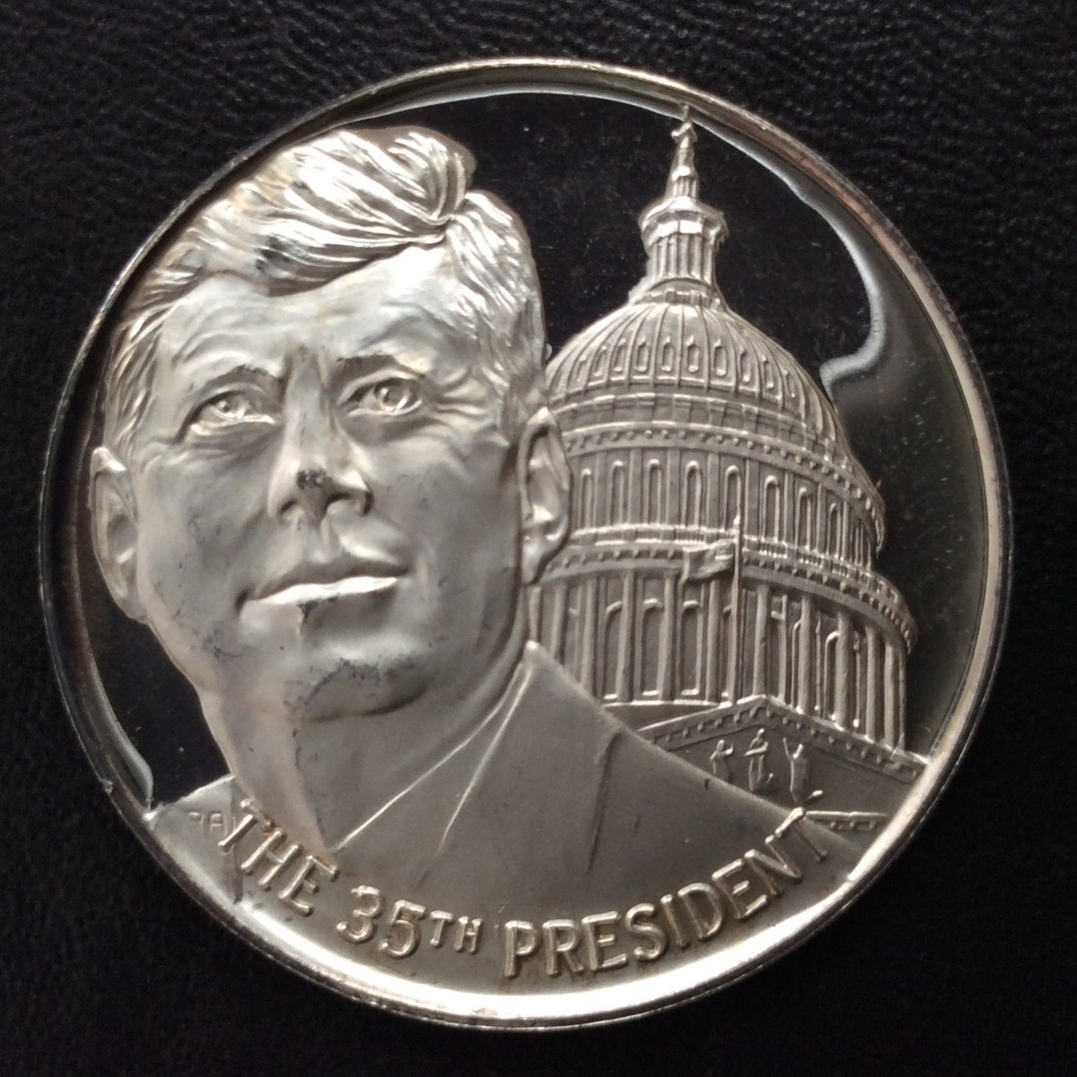 Lincoln Mint The 35th President Legacy of John F. Kennedy Silver