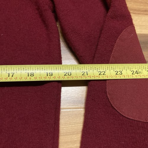 Beretta Pullover Herren Medium Shooting rot Wollmischung 1/4 Zip Pulli Ellenbogenschützer - Bild 8 von 9