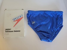 Rare VTG Speedo Brief w/ Box  100 Nylon  Sz 28  Vintage 70s 80s  Water Polo