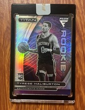 2020-21 Panini Flux - Titan Rookies Tyrese Haliburton #9 (RC) Silver