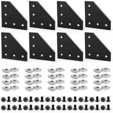 3030 Aluminum Profile T-Slot L-Shape Joining Bracket Connector with Screws