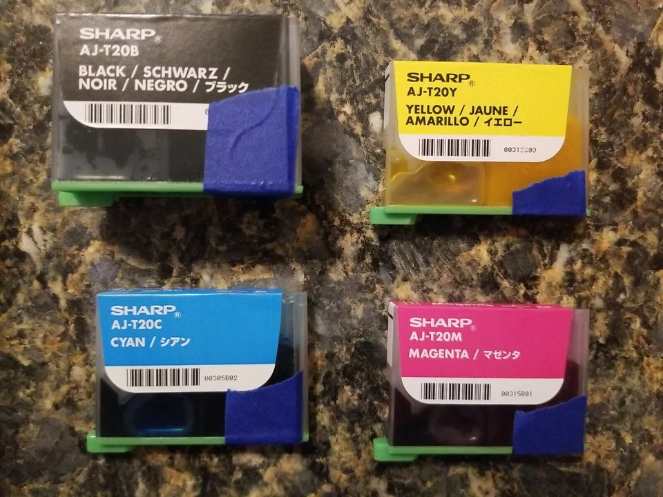 Sharp AJ-T20 Ink Cartridges and Refill Kit - Image 2 of 4