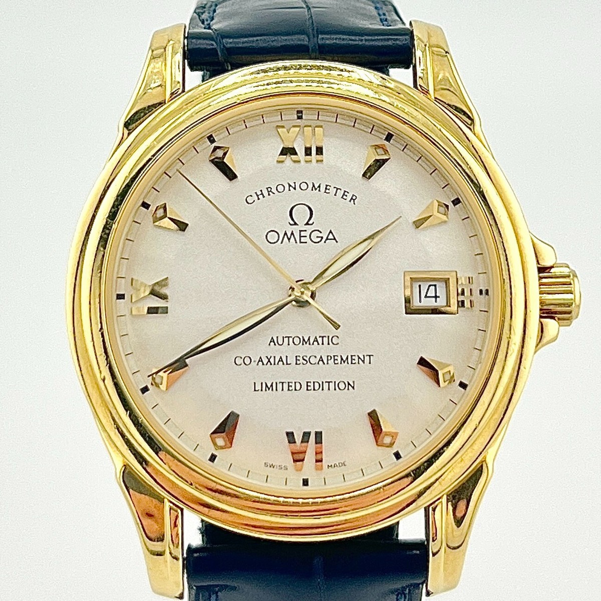 Omega DeVille Gold Mens 時計 Omega De Ville Gold Quartz Mens Watch Authentic Working | eBay