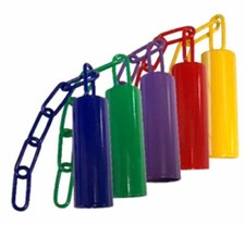 1343 Medium Indestructible Pipe Bell bird toy parrot cage cages african grey