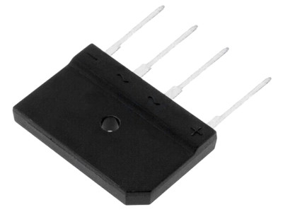 KBJ606 Bridge rectifier: single-phase; Urmax: 600V; If: 2.8A; Ifsm: 150 'UK'