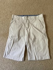 Nautica Boy Size 18 Beige Shorts 28 X 10