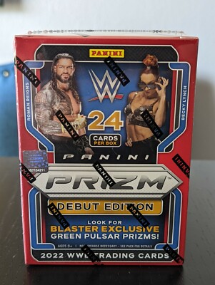 Panini 2022 WWE Prizm Debut Edition Wrestling Trading Card Blaster Box - 24...