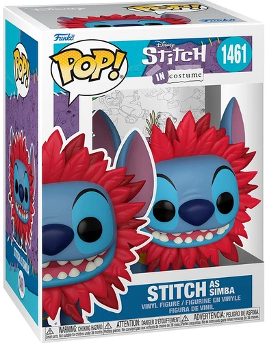 FUNKO POP! DISNEY: Stitch Costume - Simba [New Toy] Vinyl Figure
