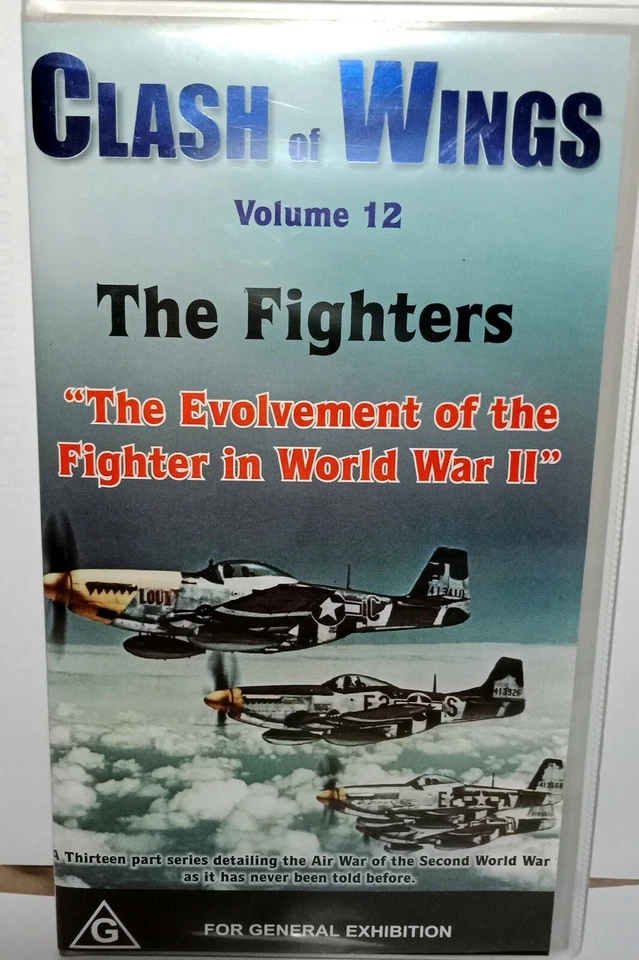 Clash of Wings Lot of 2 VHS Tape Set The Bombers & The Fighters Volumes 12 & 13 - Image 2 of 4