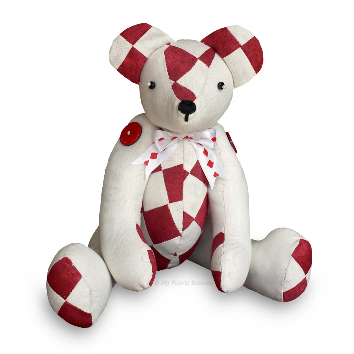 PRINTED Stuffed Teddy Bear Sewing Pattern