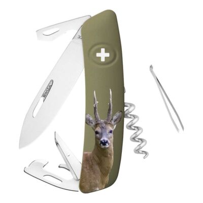 SWIZA Taschenmesser D05 oliv Bock Schweizer Qualitätsmesser