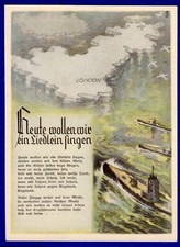 deutschland-PROP. POSTKARTE ZUM 1. WELTKRIEG , U-BOOTE AUF DEM WEG NACH ENGLAND