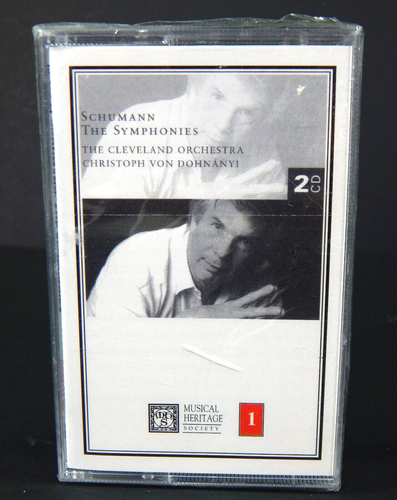 MUSIC SCHUMANN THE SYMPHONIES: CLEVELAND ORCHESTRA DOHNANYI #1 CASSETTE TAPE NEW
