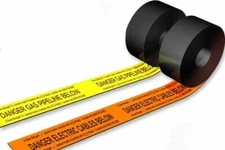 150mm Underground Hard Polymeric Cable Cover 20lm roll - Australian Made