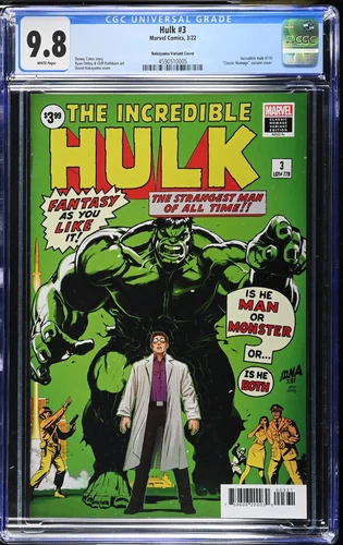 Hulk #3 David Nakayama Variant CGC 9.8