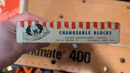 GASTON manufacturing Bozo The Capital Clown Puzzle Blocks 1,048,576 combinations - Picture 7 of 7
