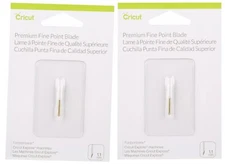 Cricut Maker 3 Premium Fine Point Blade Gold Long Lasting German Carbide 2-packs