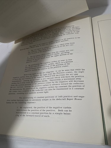 1950er Jahre ASHCRAFT SuperHigh Theater Weitbogen Projektionslampe Handbuch & Teileliste - Bild 5 von 22