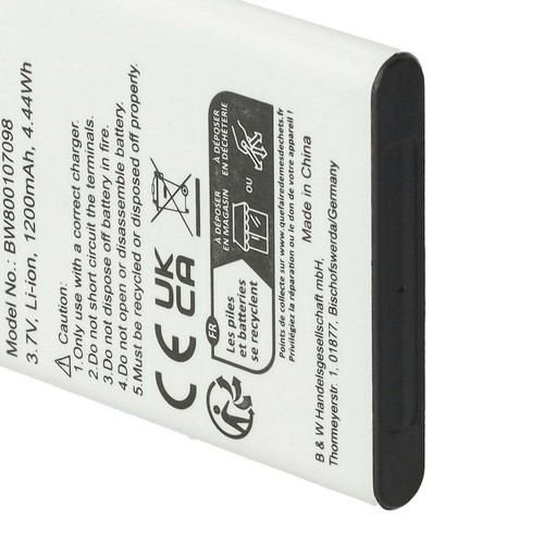 2x Batteria per Brondi Amico Semplice Amico Mio 4G Amico Radio Amico Mio 1200mAh - Foto 7 di 9