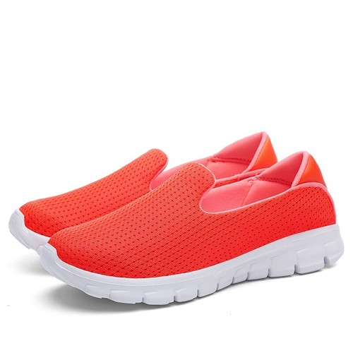 Women's Orthopedic Slip-On Trainers - Casual Running Sport Shoes UK - Picture 75 of 82