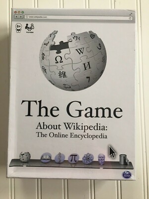 The Game About Wikipedia  Online Encyclopedia Ages 8+ 2-4 players New Sealed